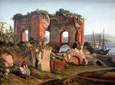 The Venus Temple in Baja I by Jacob Philipp Hackert
